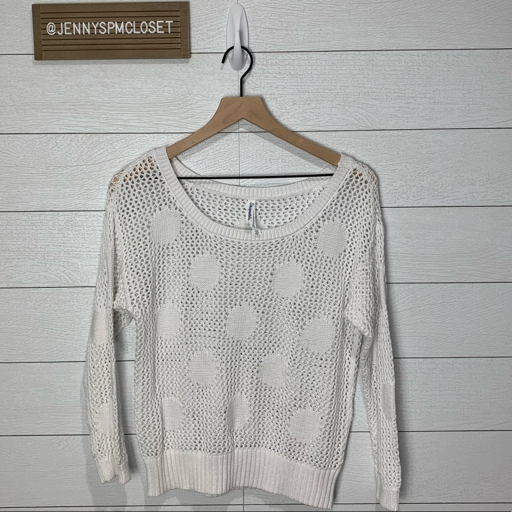 Aero Large White Sweater